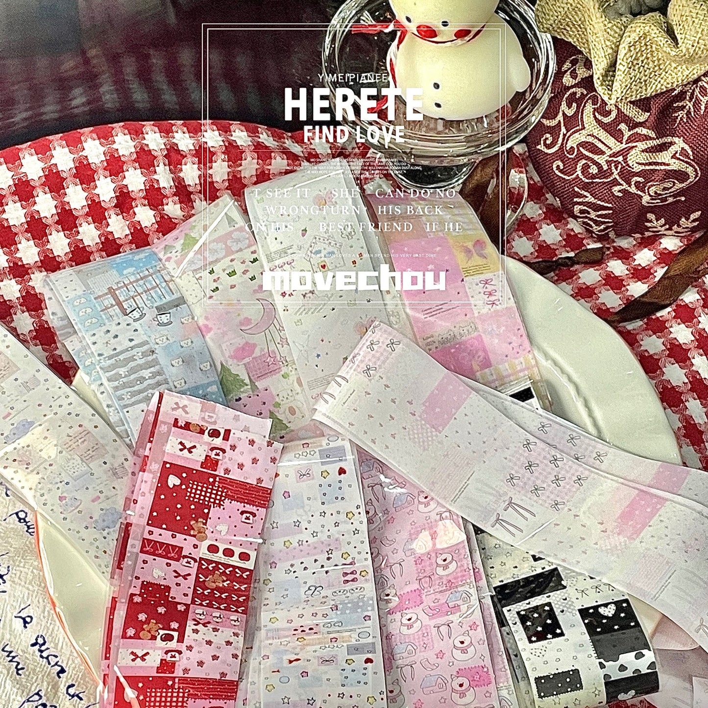 Feuilles de transfert de style dessin animé rêveur, 10 rouleaux/paquet