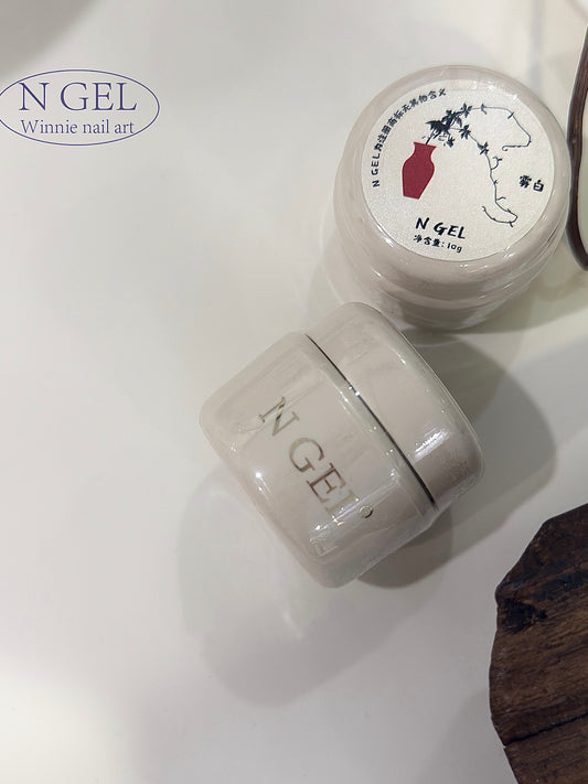 N GEL Blooming Companion Sheer Gel Polish – Misty White