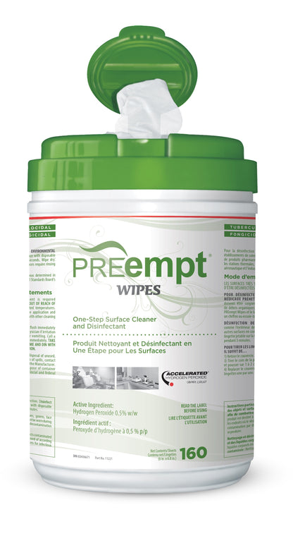 PREempt RTU Surface Disinfectant Wipes (160 Sheet)