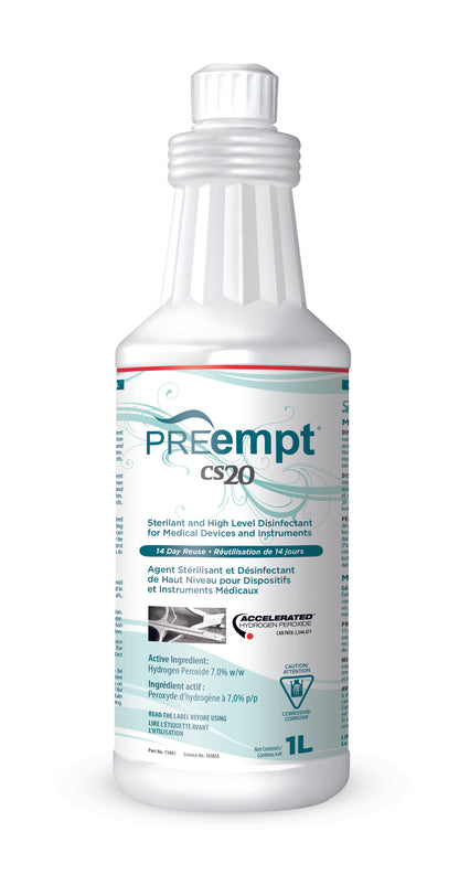 PREempt CS20 Chemical Sterilant Disinfectant For Tool  1L