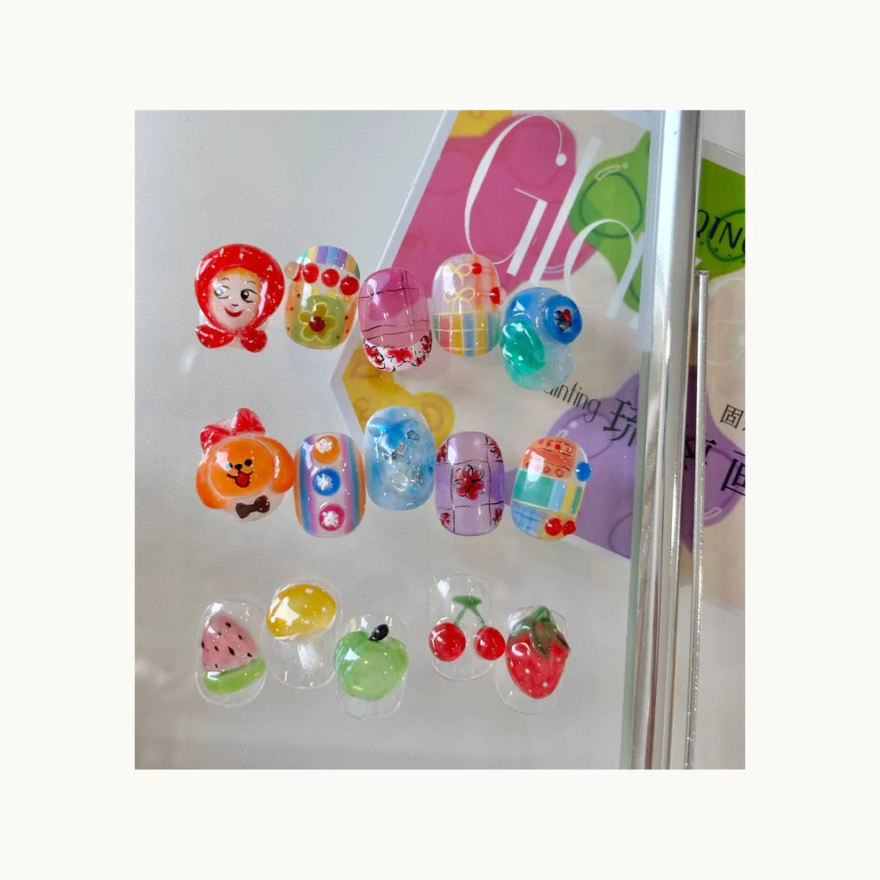Qingyou Cube Glass Jelly Painting Gel Palette