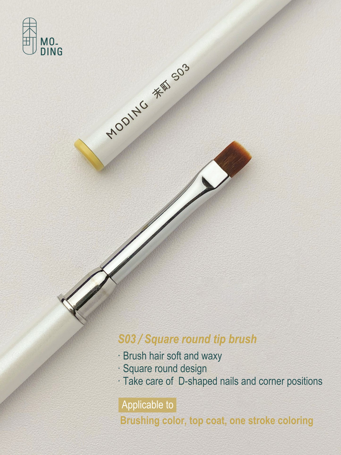 Moding S03 Square Round Tip Brush