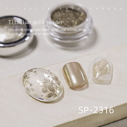 Vintage Blossom Titanium Mirror Powder