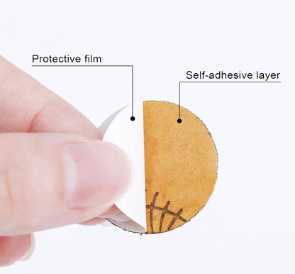 100 PCS Replacement Sandpaper Discs for Foot File Ø35mm