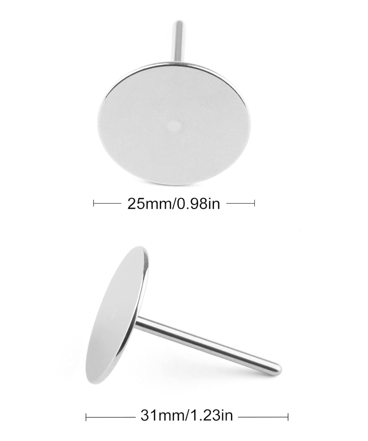 Stainless Steel Disc Ø25mm (3/32”)
