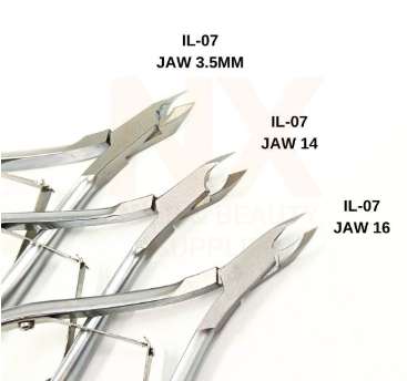 Pince à cuticules AAA IL07, mâchoire 3,5 mm