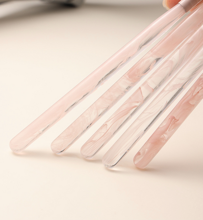 9mm Oval-Flat Nail Art Brush wit Lid