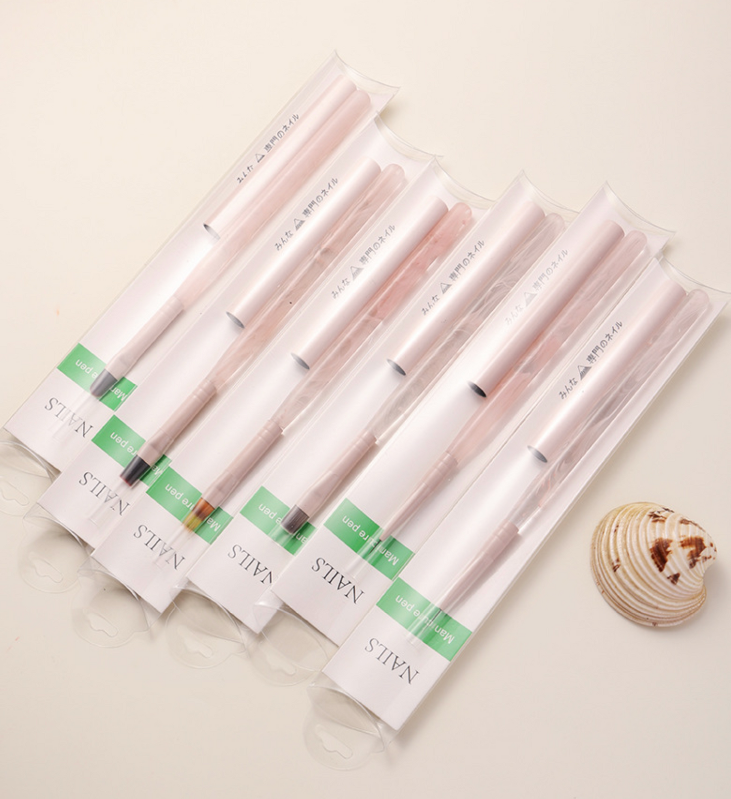 10mm Flat Nail Art Brush with Lid