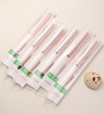 10mm Flat Nail Art Brush with Lid