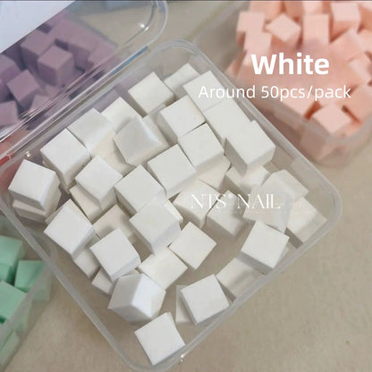 Mini blocs éponges pour nail art ombré (50 pièces)