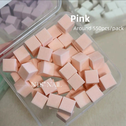 Mini blocs éponges pour nail art ombré (50 pièces)