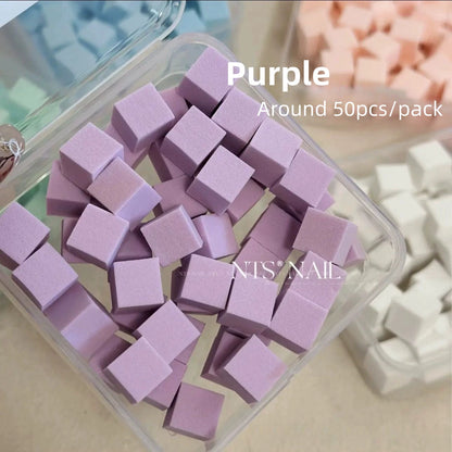 Mini blocs éponges pour nail art ombré (50 pièces)