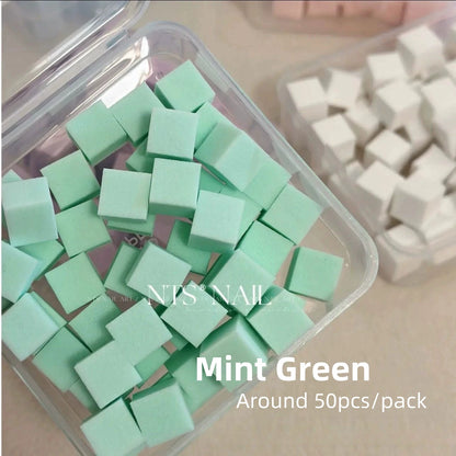 Mini blocs éponges pour nail art ombré (50 pièces)