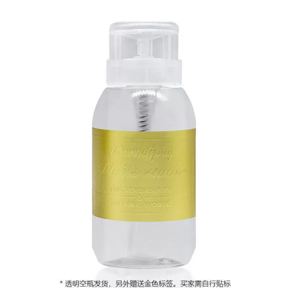 Empty Clear Pump Dispenser Bottle