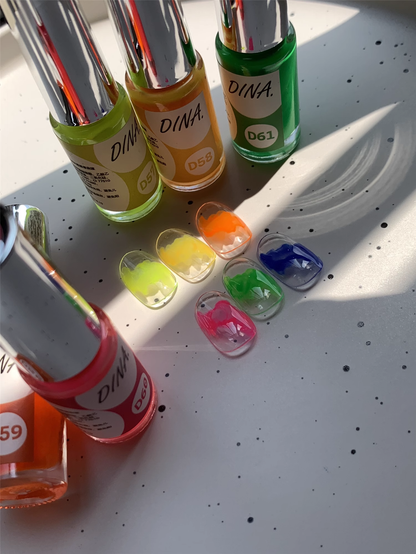 Dina Gel Mousse Blooming Ink Neon Series #57-62