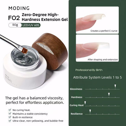 Moding F02 & F05 Zero Degree High Hardness Extension Gel 20g/50g Option