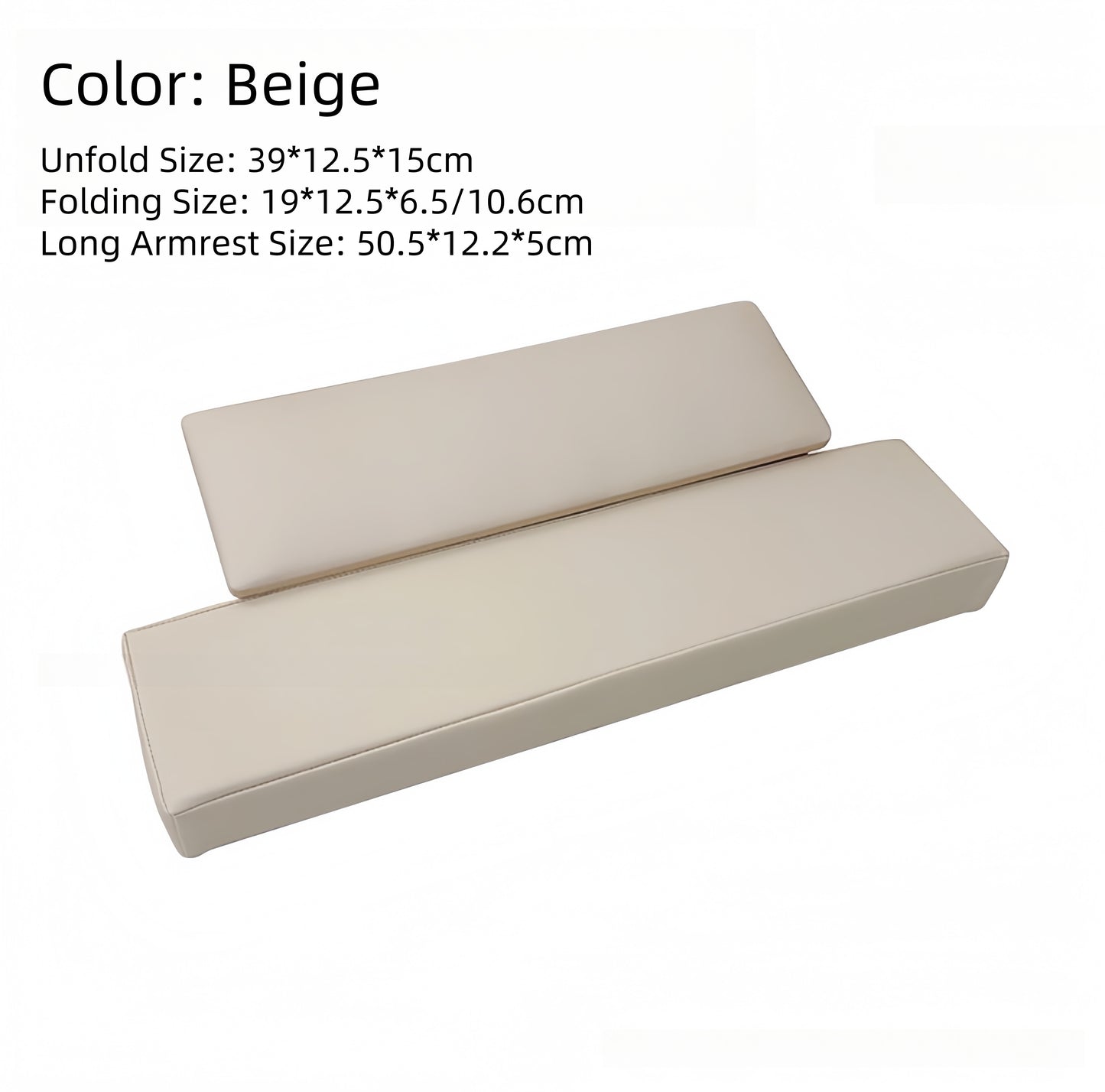High End Woden Inlined Folding Nail Armrest Pillow Set