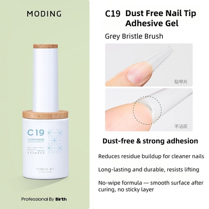 Moding Bottled Function Gel C19 Dust Free Nail Tip Adhesive Gel