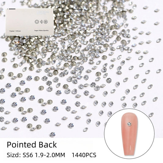 K9 Pointed Back Crystal Rhinestone SS6 1440pcs