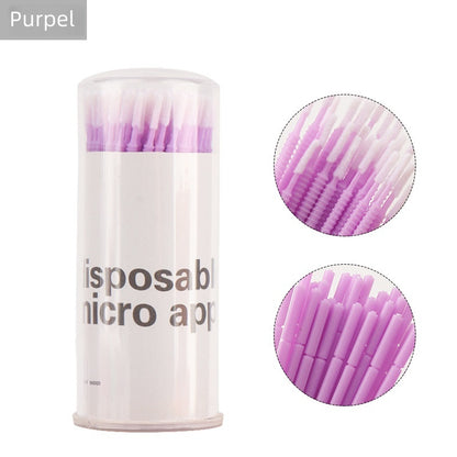 Disposable Lash Extension Micro Brushes –  Cleaning Applicators 100pcs/Pack
