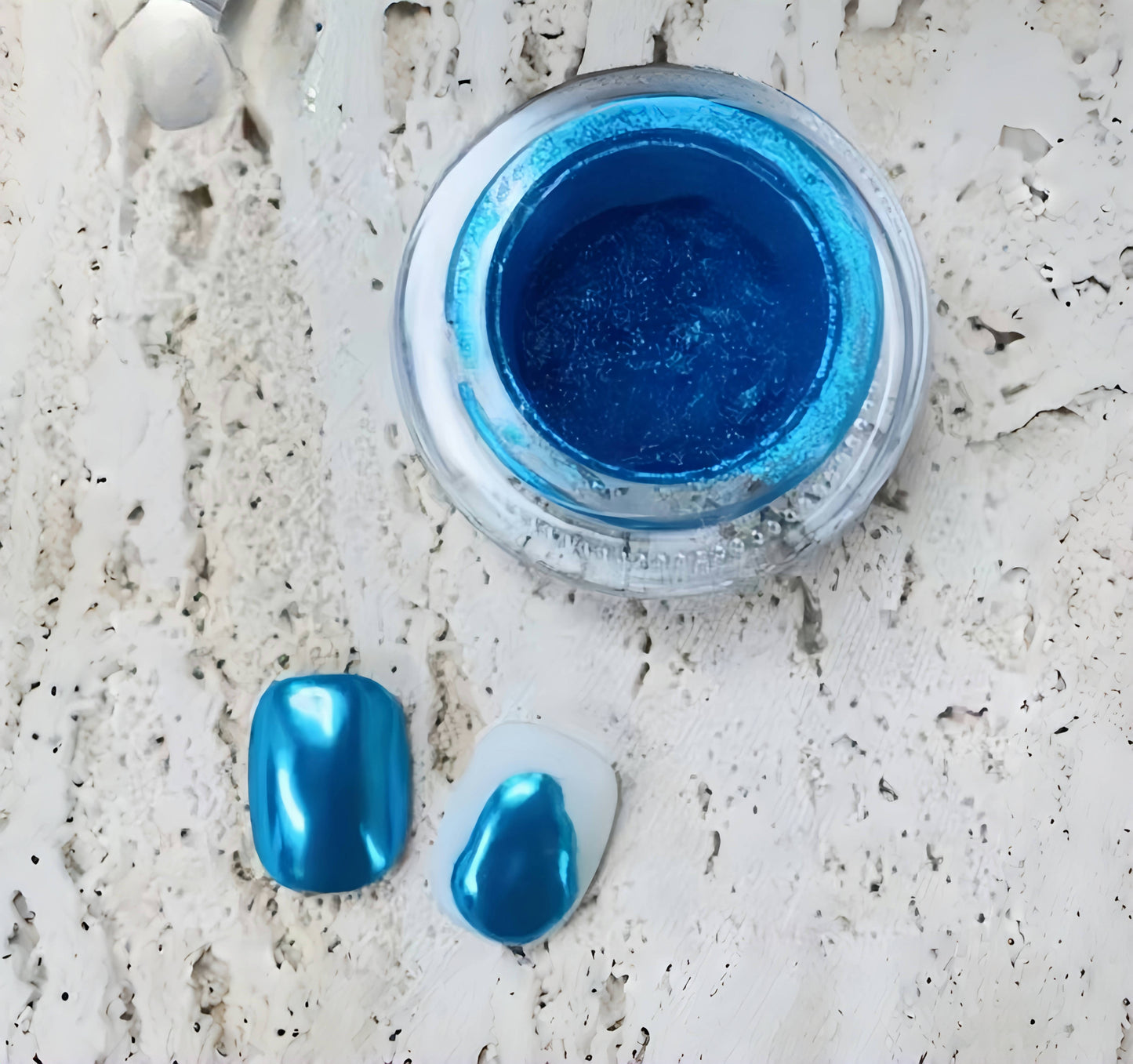 Ultra Reflective Nail Mirror Powder - Blue Glazed