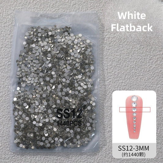 SS12 Flatback Crystal Rhinestone Nail Decoration 1440pcs