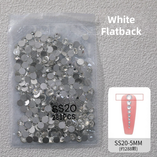 SS20 Flatback Crystal Rhinestone Nail Decoration 288pcs