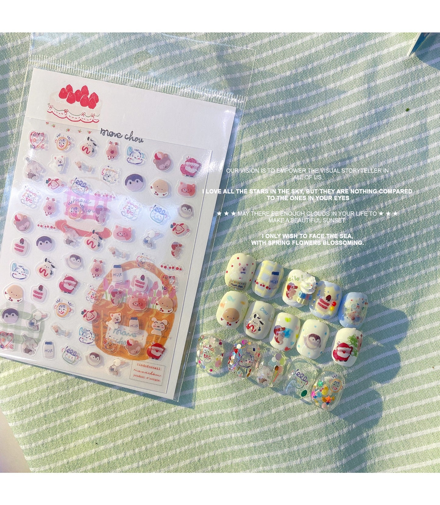 Nail Sticker- Move Chou and Xmas