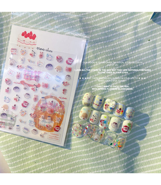 Nail Sticker- Move Chou and Xmas
